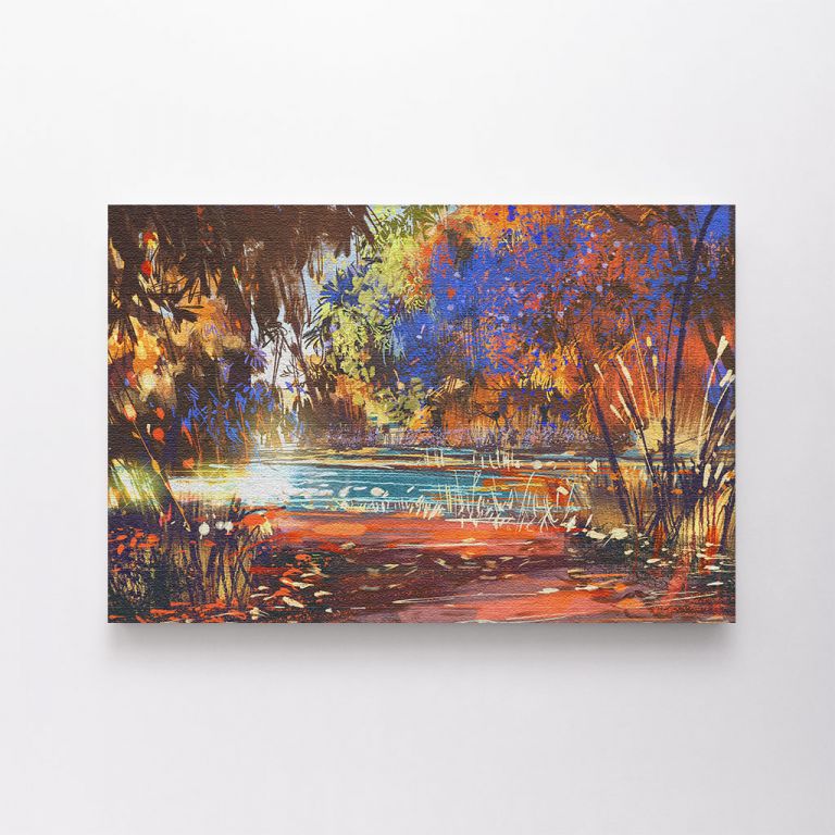 clean-landscape__canvas-01133-autumn-landscape-with-flowers-and-lake