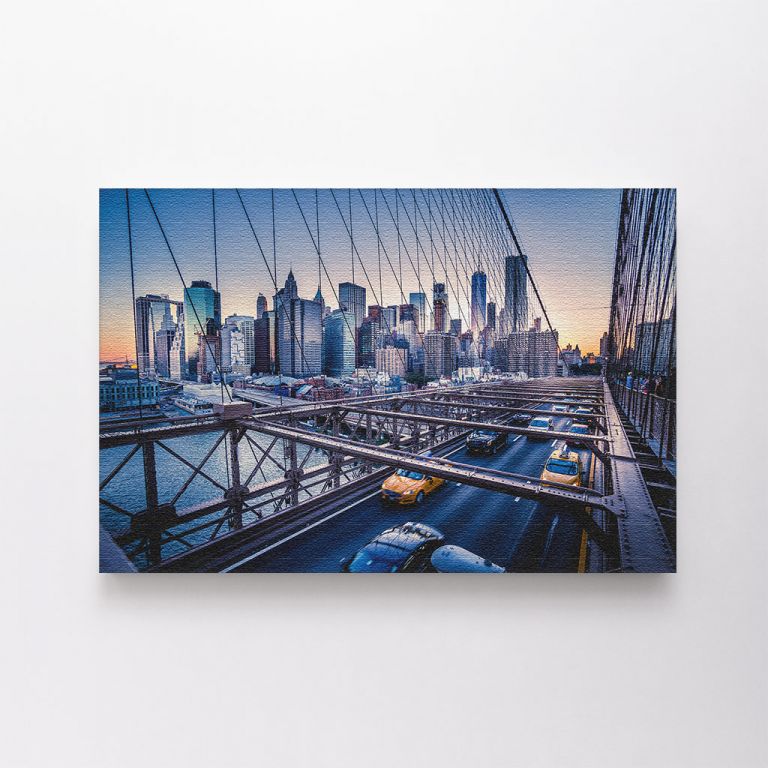 clean-landscape__canvas-01295-cars-speeding-at-sunset-on-brooklyn-bridge