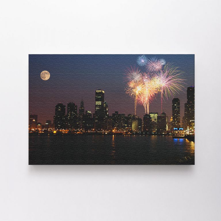 clean-landscape__canvas-01300-view-of-chicago-downtown-and-navy-pier-with-grand-fireworks-and-super-moon