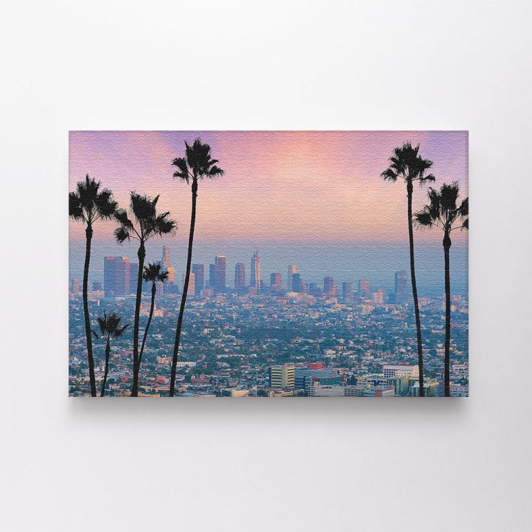 clean-landscape__canvas-01561-beautiful-sunset-los-angeles-downtown-skyline