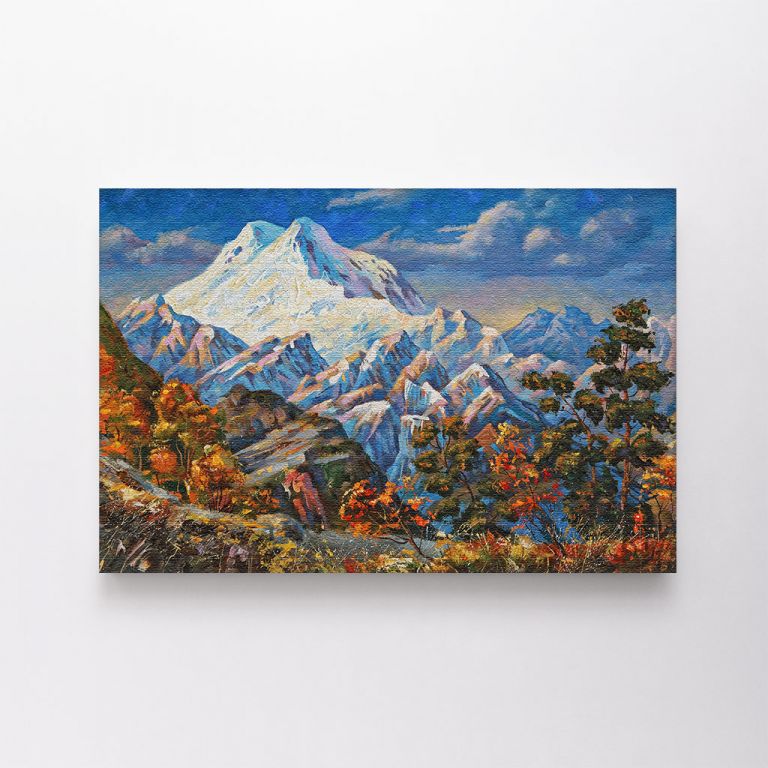 clean-landscape__canvas-01771-autumn-view-of-the-two-headed-mountain-elbrus