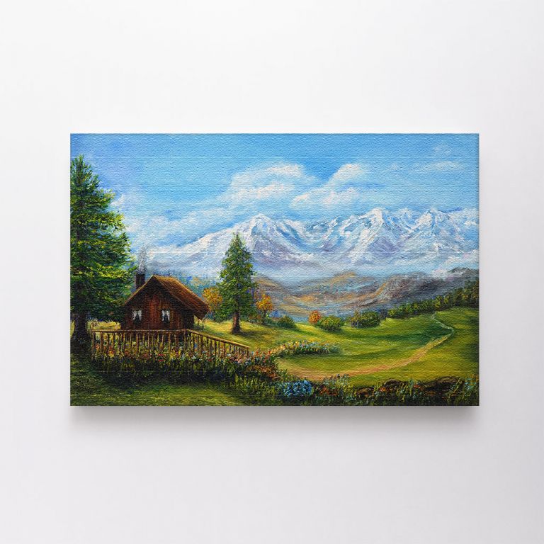 clean-landscape__canvas-01775-house-or-chalet-in-the-mountains