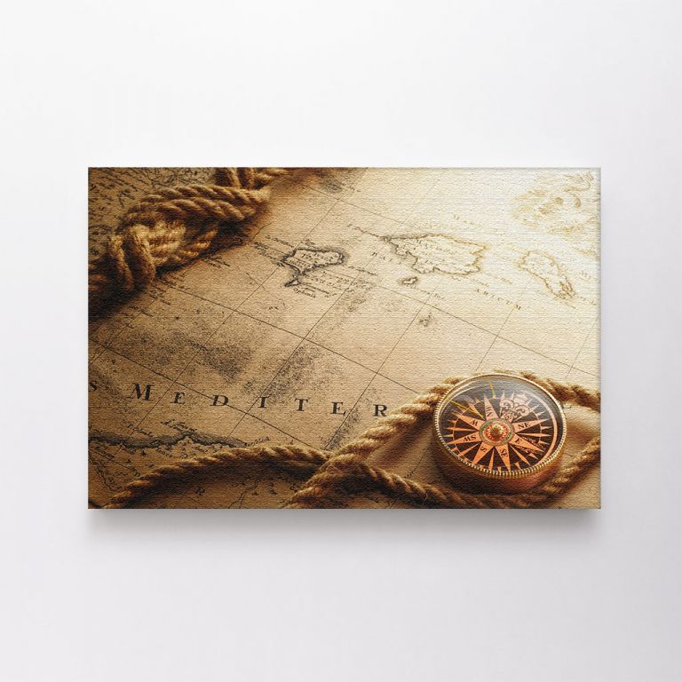 clean-landscape__canvas-02006-old-compass-and-rope-on-vintage-map