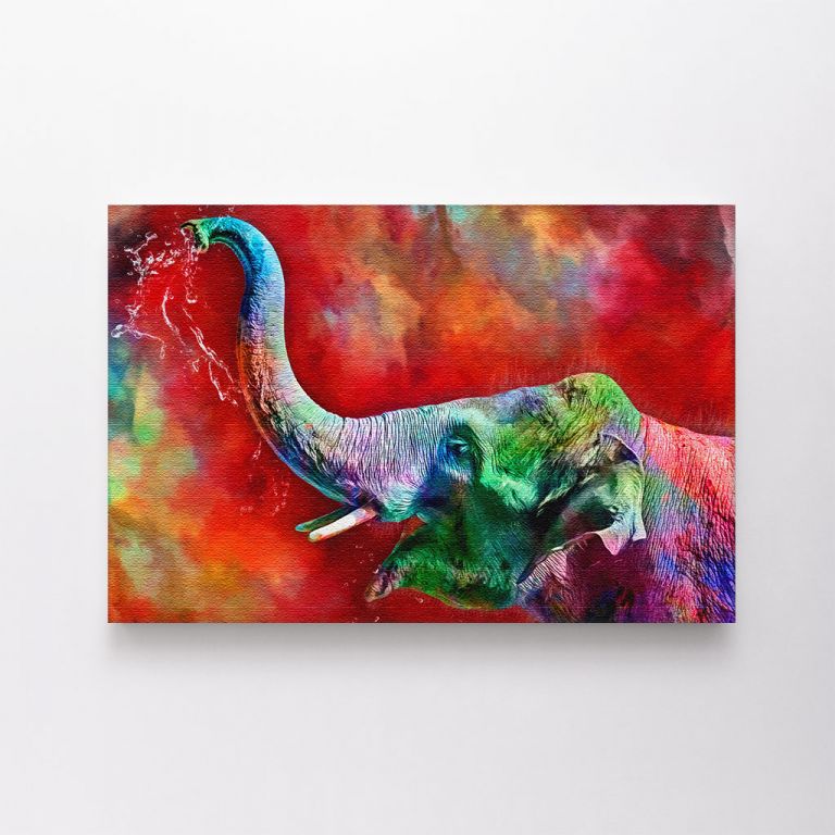 clean-landscape__canvas-03570-modern-oil-painting-elephant-happy-artist