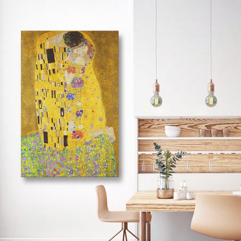 pinakas-se-kamva-kathetos-kouzina-b-10098-gustav-klimt-the-kiss