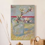 pinakas-se-kamva-kathetos-saloni-c-10165-van-gogh-flower-in-glass