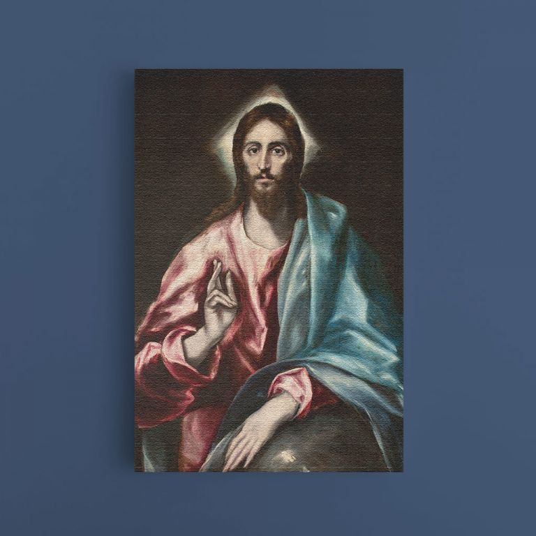 pinakas-se-kamva-kathetos-saloni-j2-10052-el-greco-christ-as-saviour