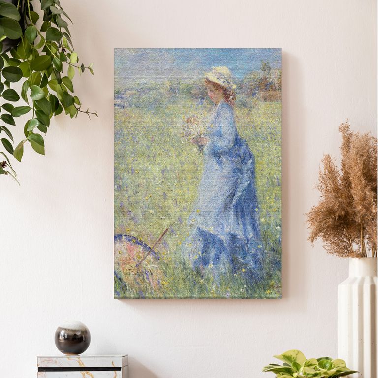 pinakas-se-kamva-kathetos-saloni-k-10122-renoir-woman-collect-flowers