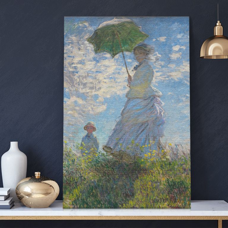 pinakas-se-kamva-kathetos-saloni-k2-10026-claude-monet-woman-with-a-parasol