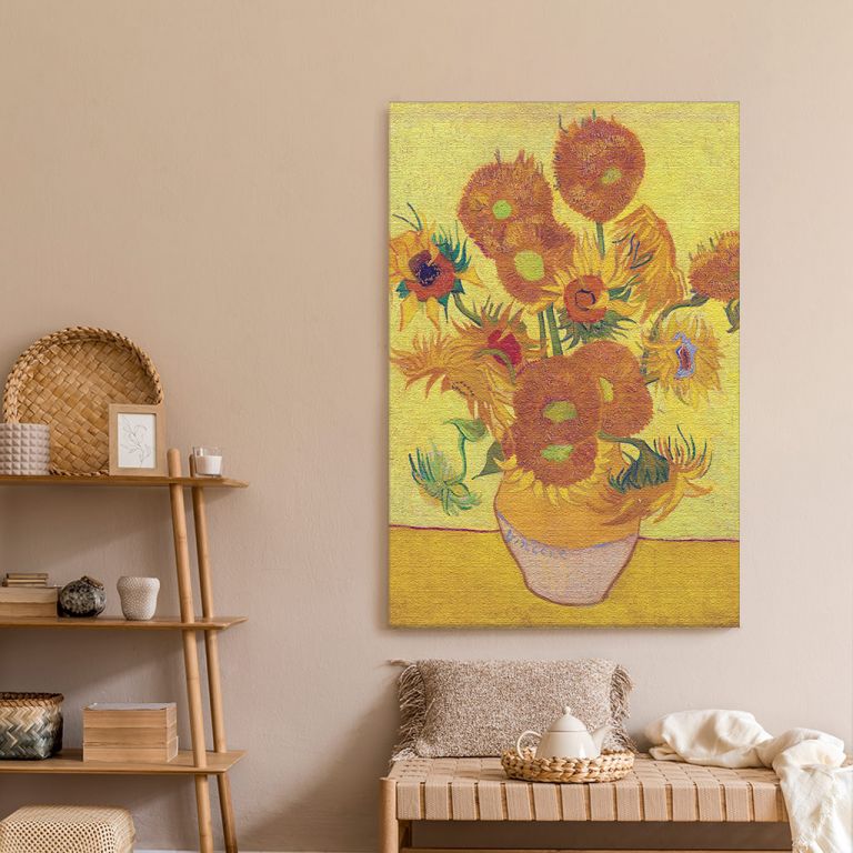 pinakas-se-kamva-kathetos-saloni-l-10153-van-gogh-sunflowers