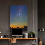 pinakas-se-kamva-kathetos-saloni-o-11507-milky-way-over-trees-silhouette