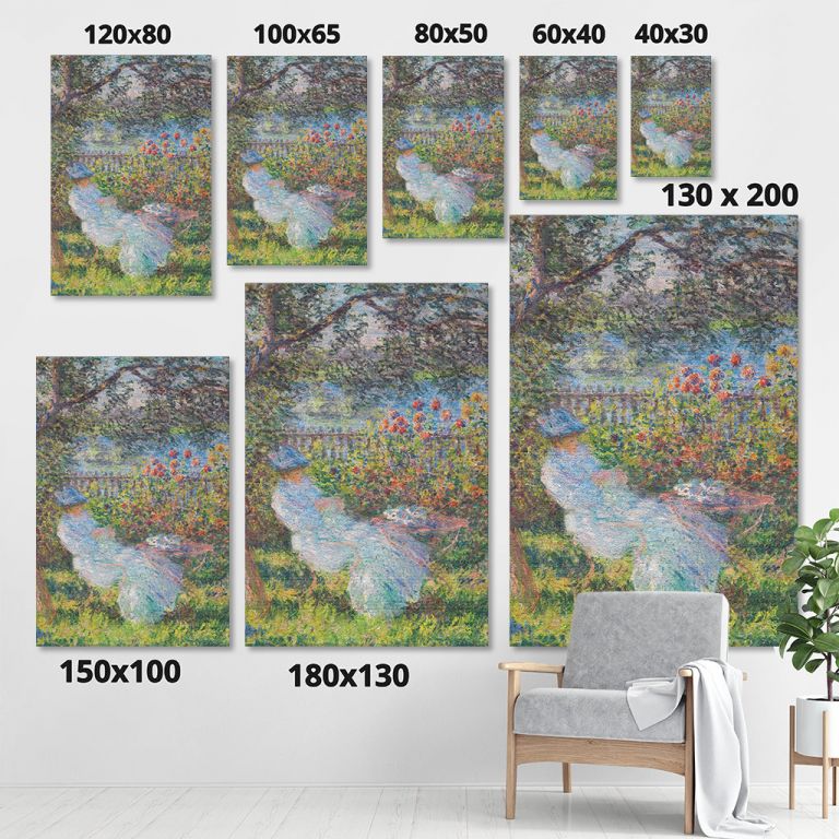 pinakas-se-kamva-kathetos-saloni-sizes-10022-claude-monet-alice-hoschede-au-jardin