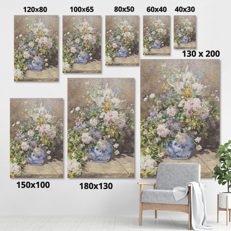 pinakas-se-kamva-kathetos-saloni-sizes-10037-renoir-spring-bouquet