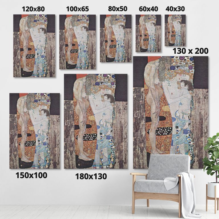 pinakas-se-kamva-kathetos-saloni-sizes-10097-gustav-klimt-the-three-ages-woman