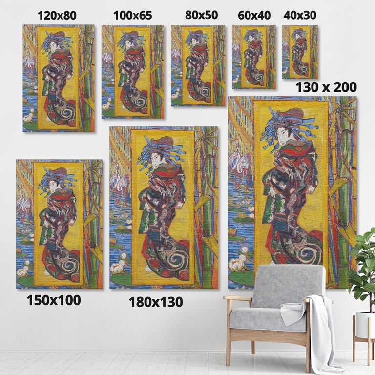 pinakas-se-kamva-kathetos-saloni-sizes-10149-van-gogh-courtesan