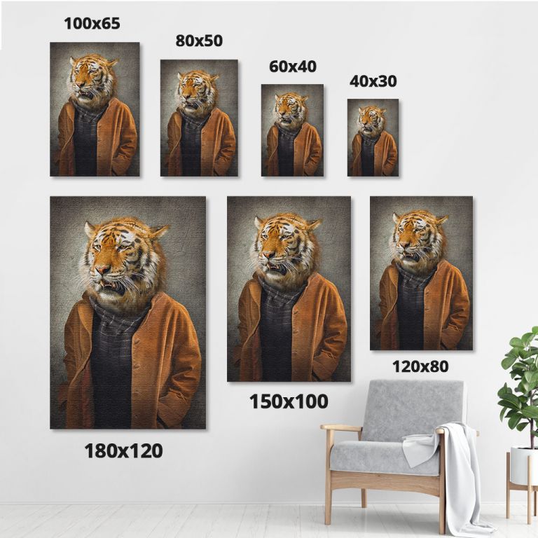 pinakas-se-kamva-kathetos-saloni-sizes-13500-tiger-in-clothes