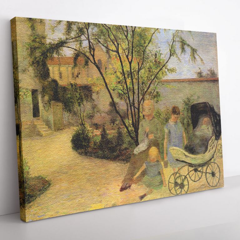 pinakas-se-kamva-orizontios-3d-00086-paul-gauguin-garden-in-vaugirard