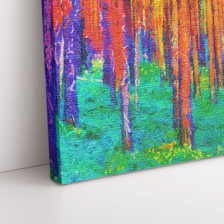 pinakas-se-kamva-orizontios-3d-zoom-01036-colorful-fairy-forest-psychedelic-art-oil-painting