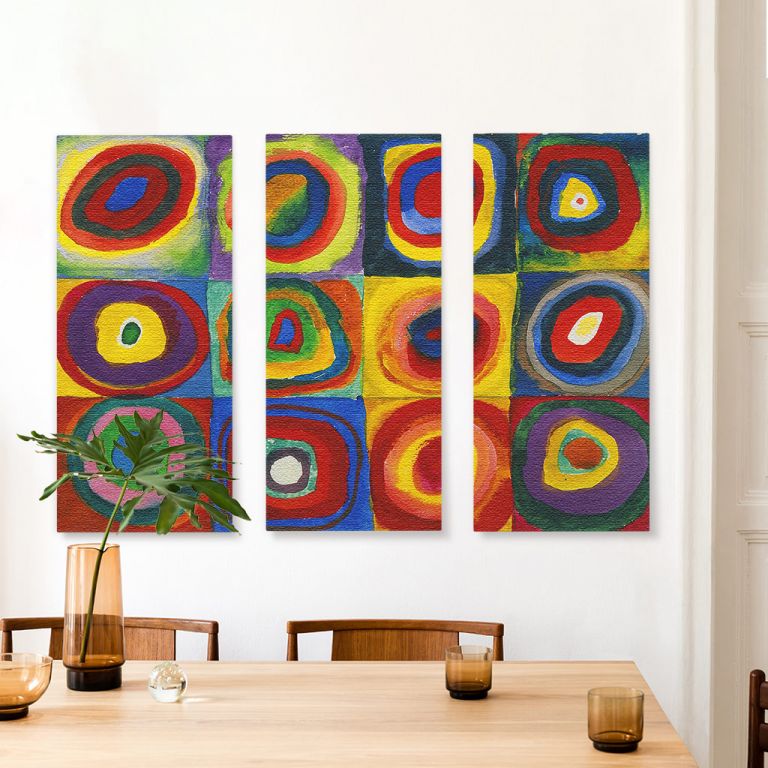 pinakas-se-kamva-orizontios-kouzina-b-00167-kandinsky-squares-with-concentric-circles