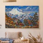 pinakas-se-kamva-orizontios-kouzina-e-01771-autumn-view-of-the-two-headed-mountain-elbrus