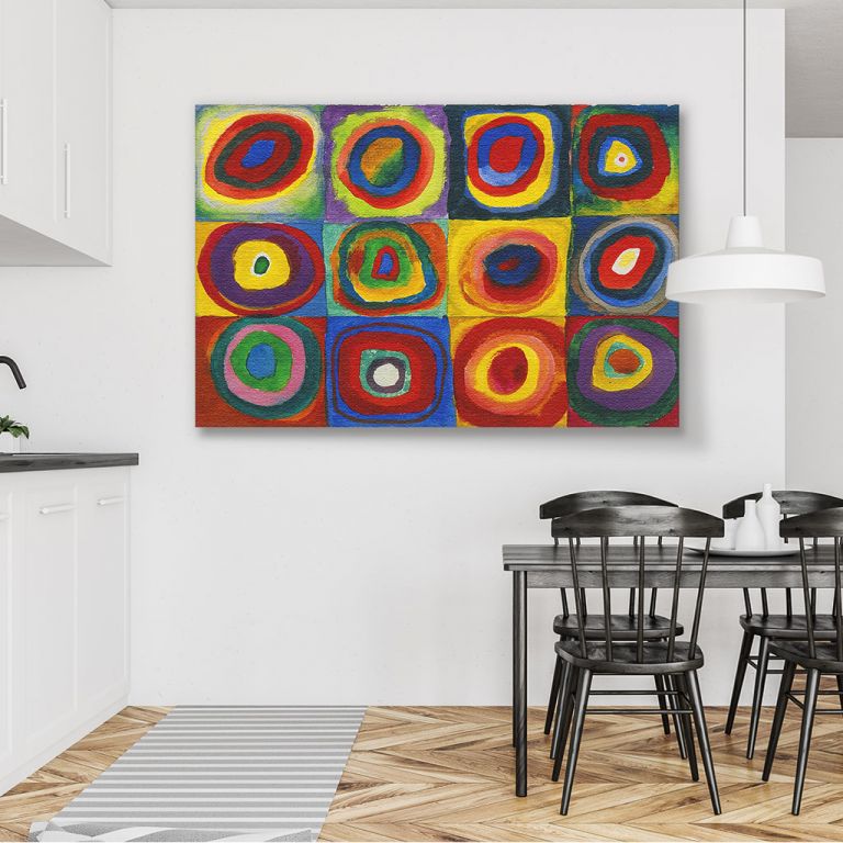 pinakas-se-kamva-orizontios-kouzina-g-00167-kandinsky-squares-with-concentric-circles