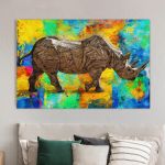 pinakas-se-kamva-orizontios-krevatokamara-f-03571-modern-oil-painting-rhino-artist-collection