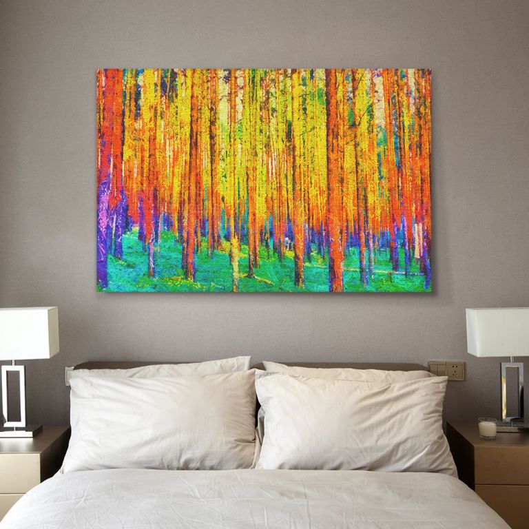 pinakas-se-kamva-orizontios-krevatokamara-g-01036-colorful-fairy-forest-psychedelic-art-oil-painting