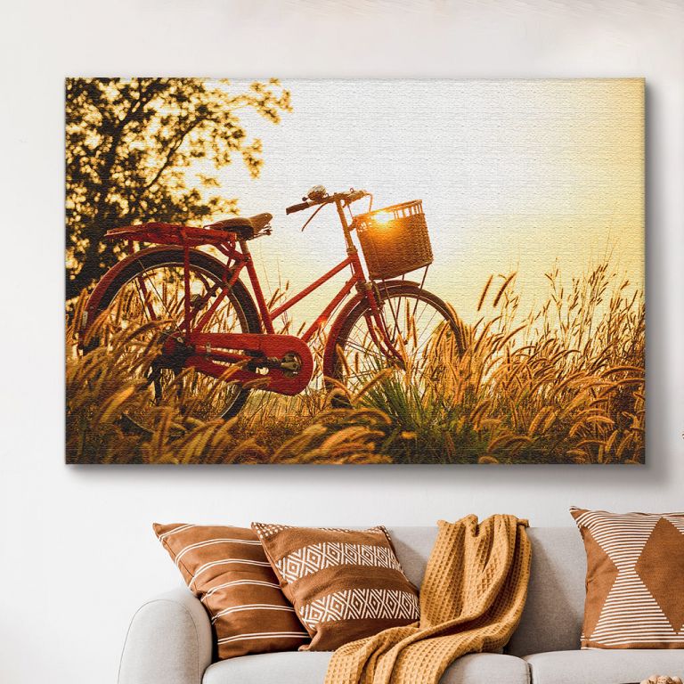 pinakas-se-kamva-orizontios-saloni-d-01547-beautiful-landscape-image-bicycle-sunset