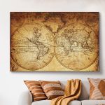 pinakas-se-kamva-orizontios-saloni-d-02000-vintage-map-of-the-world-1733