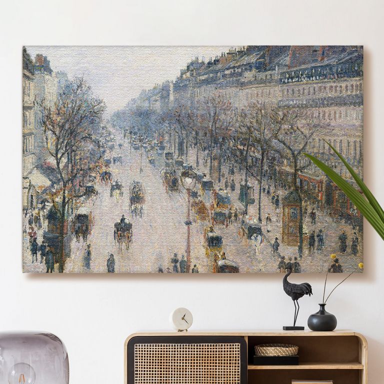 pinakas-se-kamva-orizontios-saloni-e-01279-boulevard-montmartre-on-winter-morning