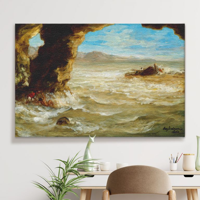 pinakas-se-kamva-orizontios-saloni-f-00041-delacroix-shipwreck-on-the-coast