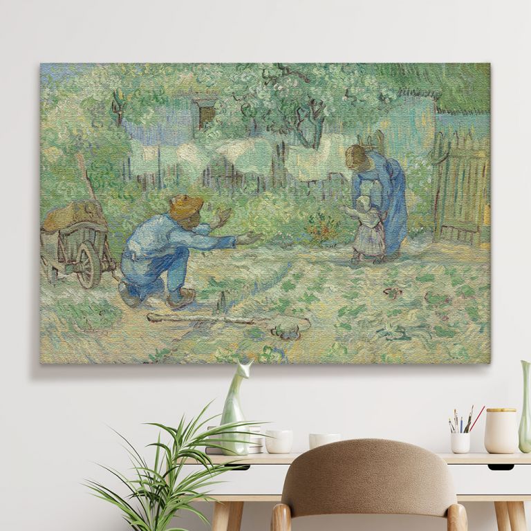 pinakas-se-kamva-orizontios-saloni-f-00125-van-gogh-first-steps