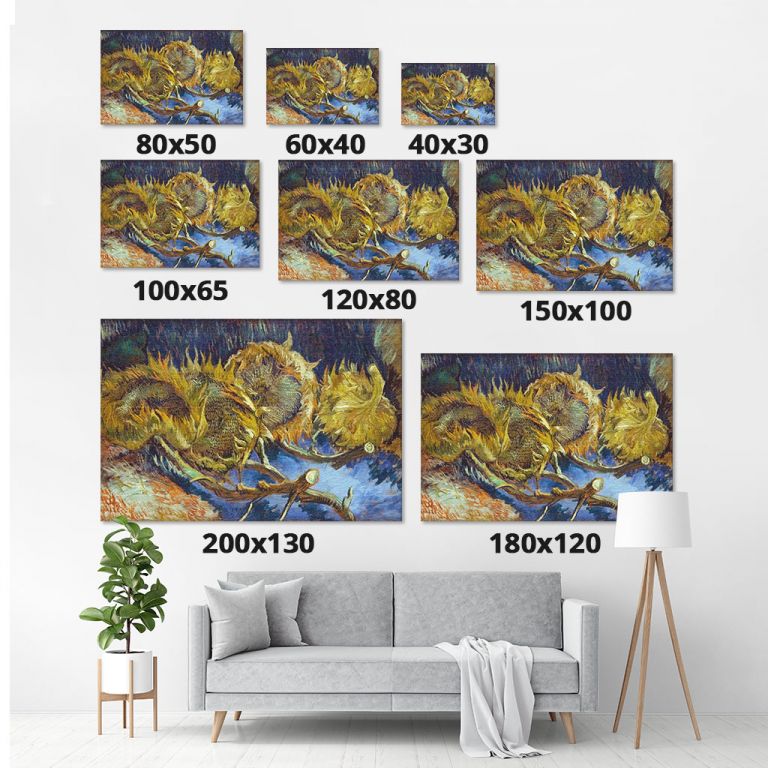 pinakas-se-kamva-orizontios-saloni-m-00144-van-gogh-four-sunflowers-gone-to-seed