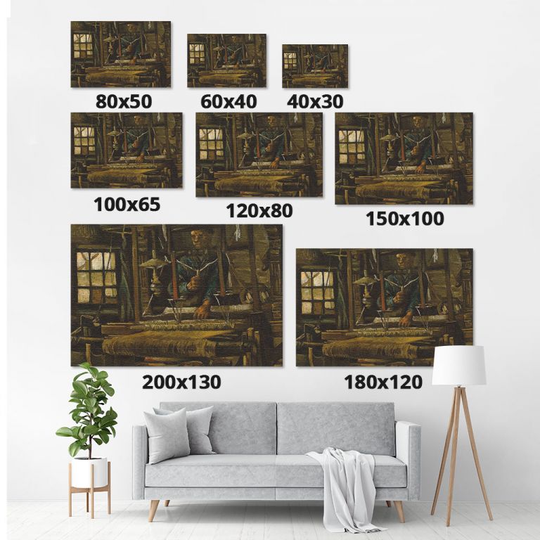 pinakas-se-kamva-orizontios-saloni-m-00152-van-gogh-a-weavers-cottage