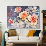 pinakas-se-kamva-orizontios-saloni-p-01039-watercolor-roses-flowers