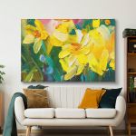 pinakas-se-kamva-orizontios-saloni-p-01047-impressionism-style-flower-painting