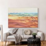 pinakas-se-kamva-orizontios-saloni-r-01024-mountain-landscape-peaks-on-sunset