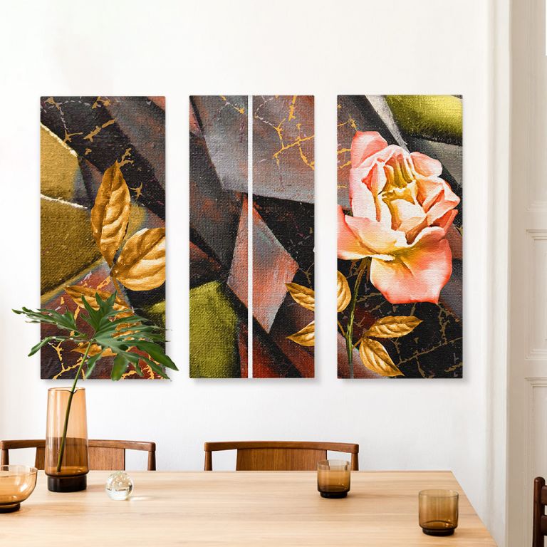 pinakas-se-kamva-orizontios-kouzina-b-05514-hand-drawn-oil-painting-triptych-flower