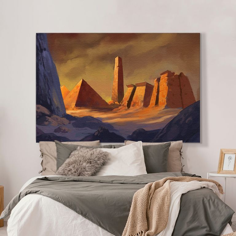 pinakas-se-kamva-orizontios-krevatokamara-l-06018-digital-painting-ancient-egyptian-pyramid-architecture