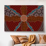 pinakas-se-kamva-orizontios-saloni-d-06028-illustration-based-on-aboriginal-style-dot