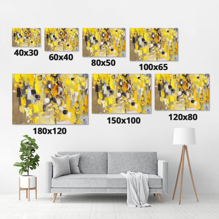 pinakas-se-kamva-orizontios-saloni-m-01353-abstract-painting-yellow-colors-hand-painted