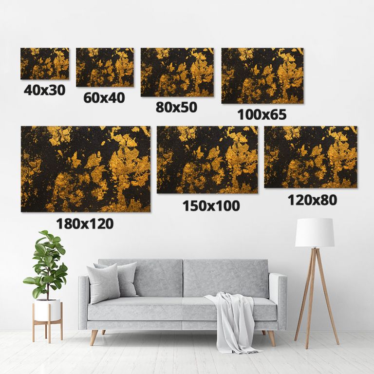 pinakas-se-kamva-orizontios-saloni-m-05503-background-black-gold-spots