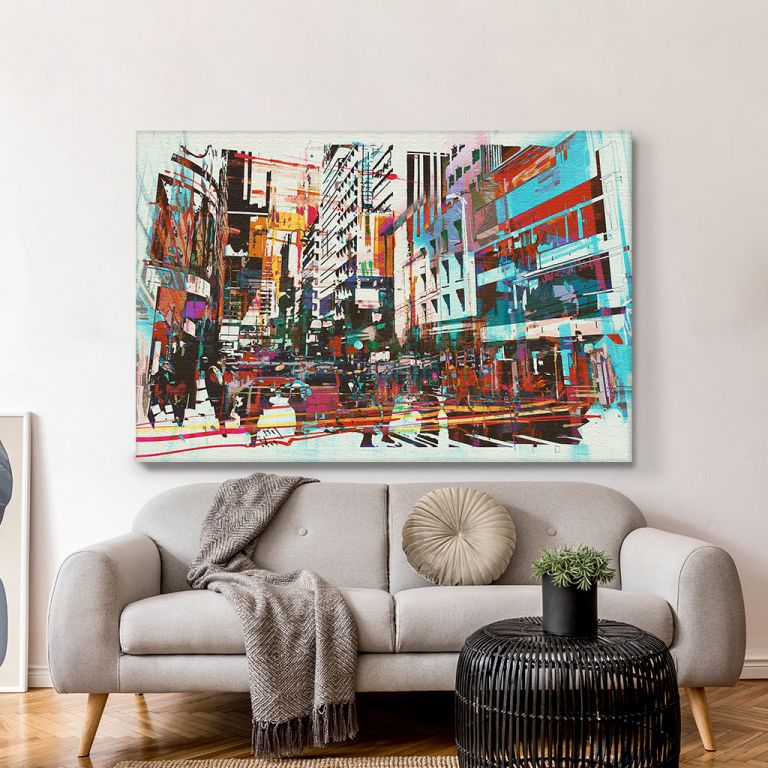 pinakas-se-kamva-orizontios-saloni-r-01315-abstract-art-cityscapeillustration-painting