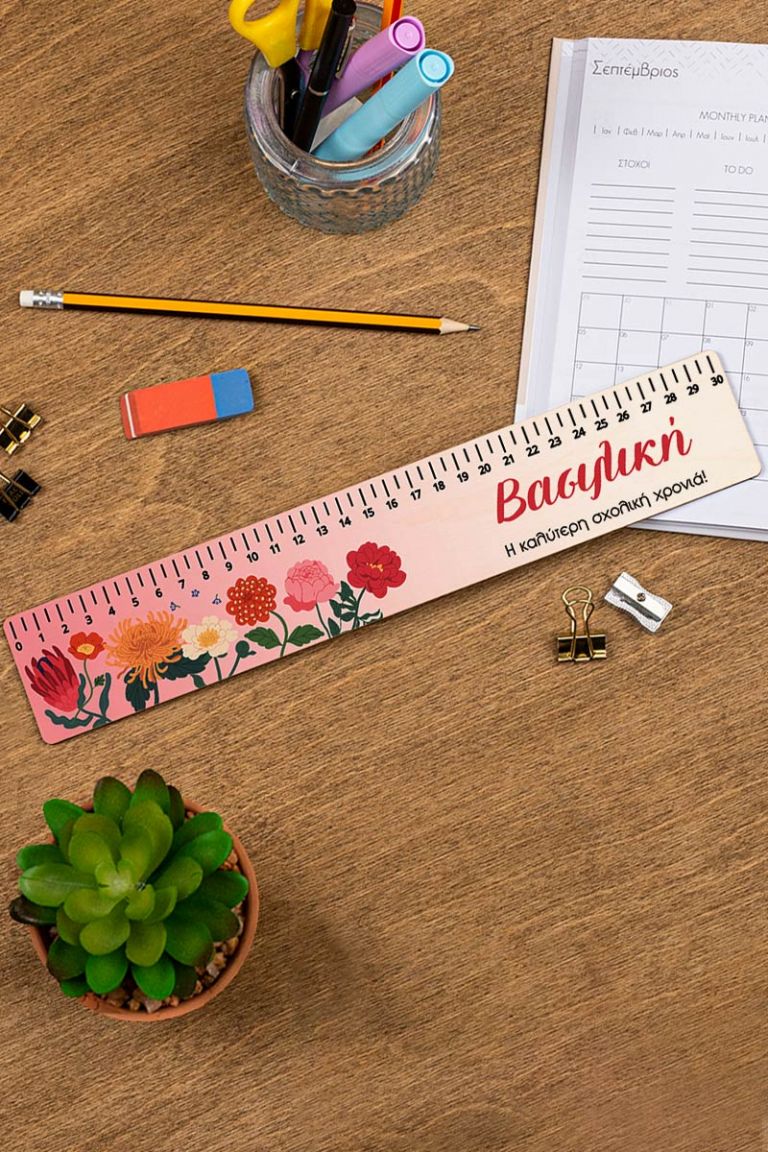 myikona-back-to-school-rulers-wood-large-a-flower