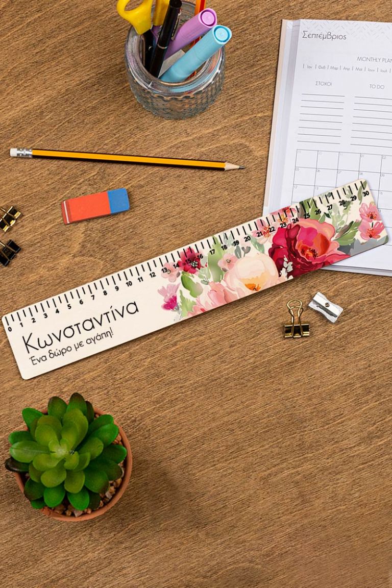 myikona-back-to-school-rulers-wood-large-a-flowers