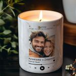 Αρωματικό Κερί, Χειροποίητο με Άρωμα Vanilla Cream, Love Story