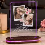 Φωτιστικο Led για Γιορτή της Μητέρας με Σχέδιο Polaroid Flower