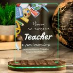 Επιτραπέζιο Φωτιστικό Led, Δώρο για Δάσκαλο, Awesome Teacher